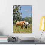 Load image into Gallery viewer, "Ghost and Blue Duck" Canvas
