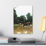 Load image into Gallery viewer, "Together at the Water's Edge" Canvas
