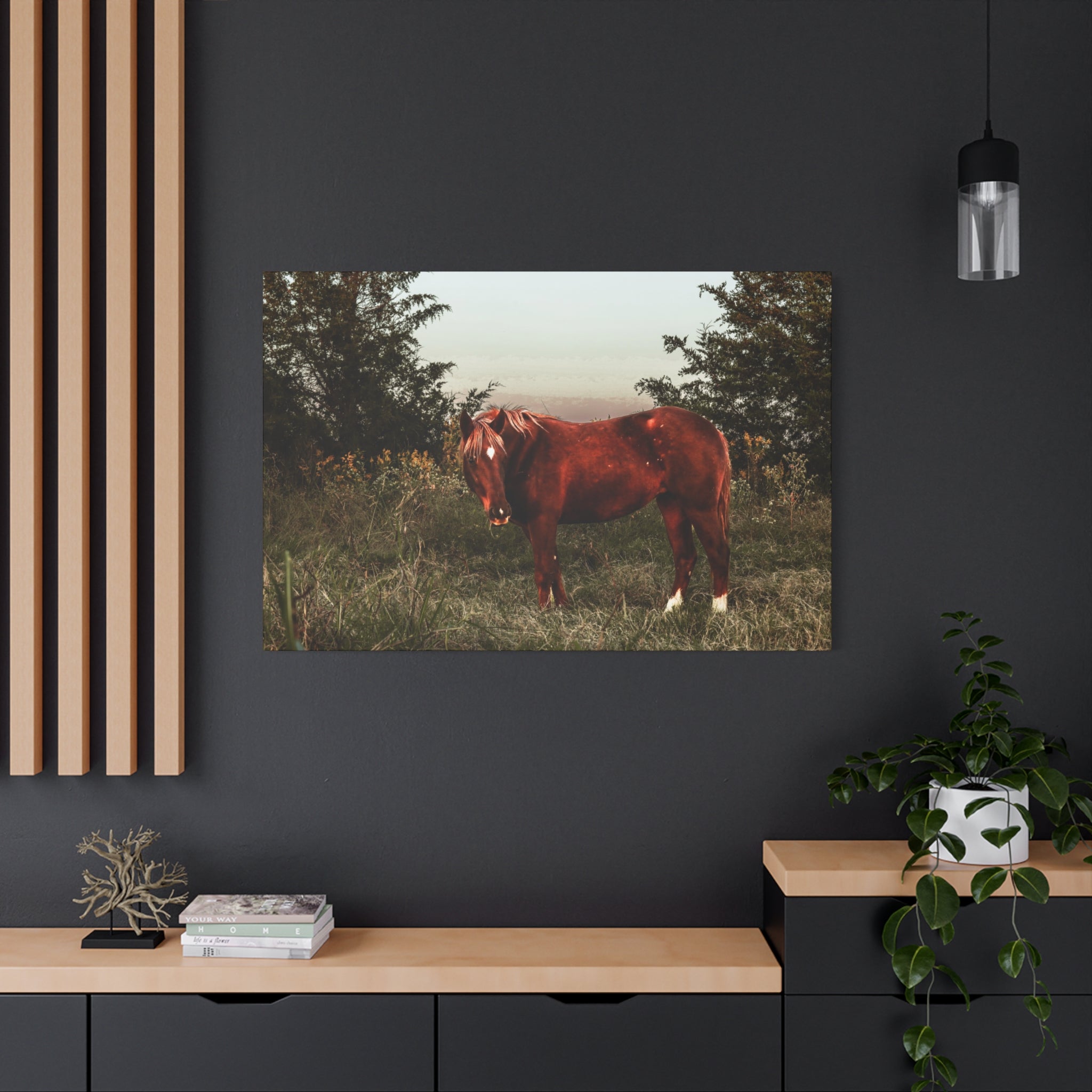 "Ember in the Field" Canvas