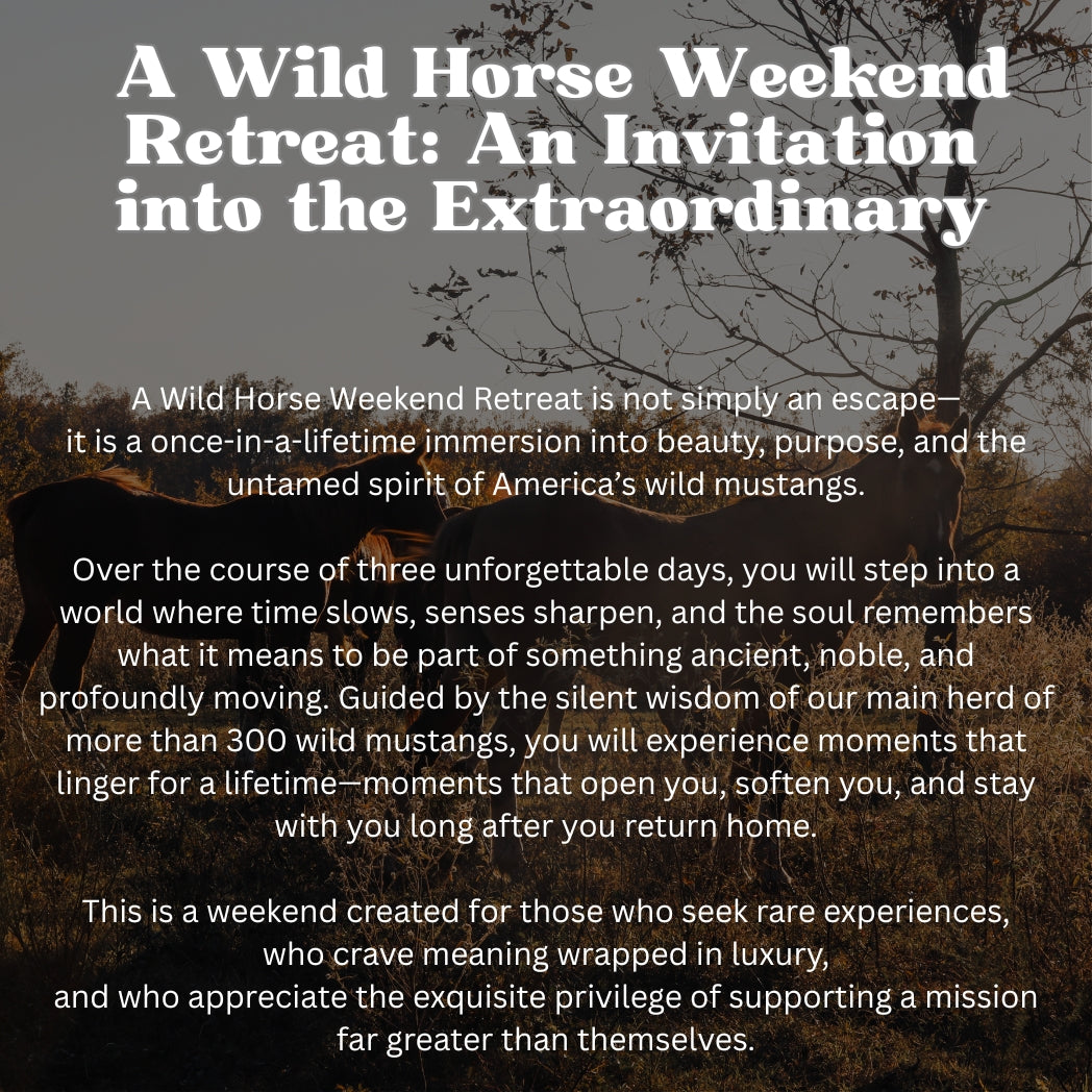 Wild Horse Weekend Retreat Raffle: 3 out of 200 tickets sold