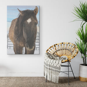 "Brave Bear" Canvas Wall Hanging