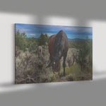Load image into Gallery viewer, &quot;Evening Grazing&quot; Canvas Wall Hanging
