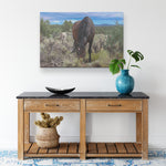 Load image into Gallery viewer, &quot;Evening Grazing&quot; Canvas Wall Hanging
