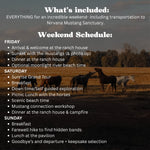 Load image into Gallery viewer, Wild Horse Weekend Retreat Raffle: 3 out of 200 tickets sold
