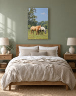 Load image into Gallery viewer, Ghost and Blue Duck canvas print
