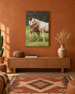 Load image into Gallery viewer, Saturn. The Mother of a New Beginning canvas print
