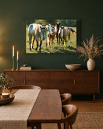 Load image into Gallery viewer, The Gathering in the Sun canvas print
