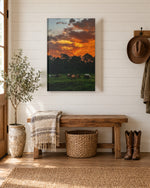 Load image into Gallery viewer, When the Sky Catches Fire canvas print
