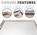 Load image into Gallery viewer, &quot;A Run in the Snow&quot; Canvas Wall Hanging
