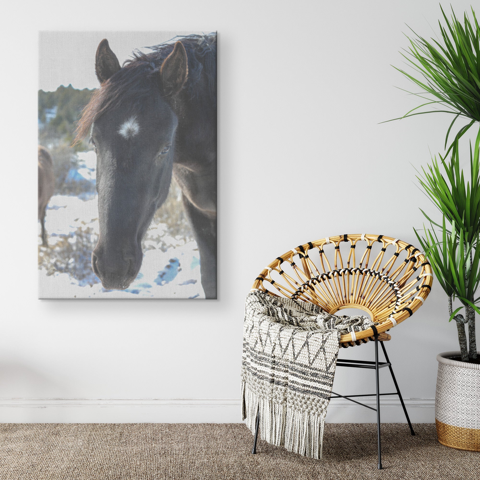"Curiosity" Canvas Wall Hanging