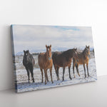 Load image into Gallery viewer, &quot;First Snow&quot; Canvas Wall Hanging
