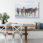 Load image into Gallery viewer, &quot;First Snow&quot; Canvas Wall Hanging
