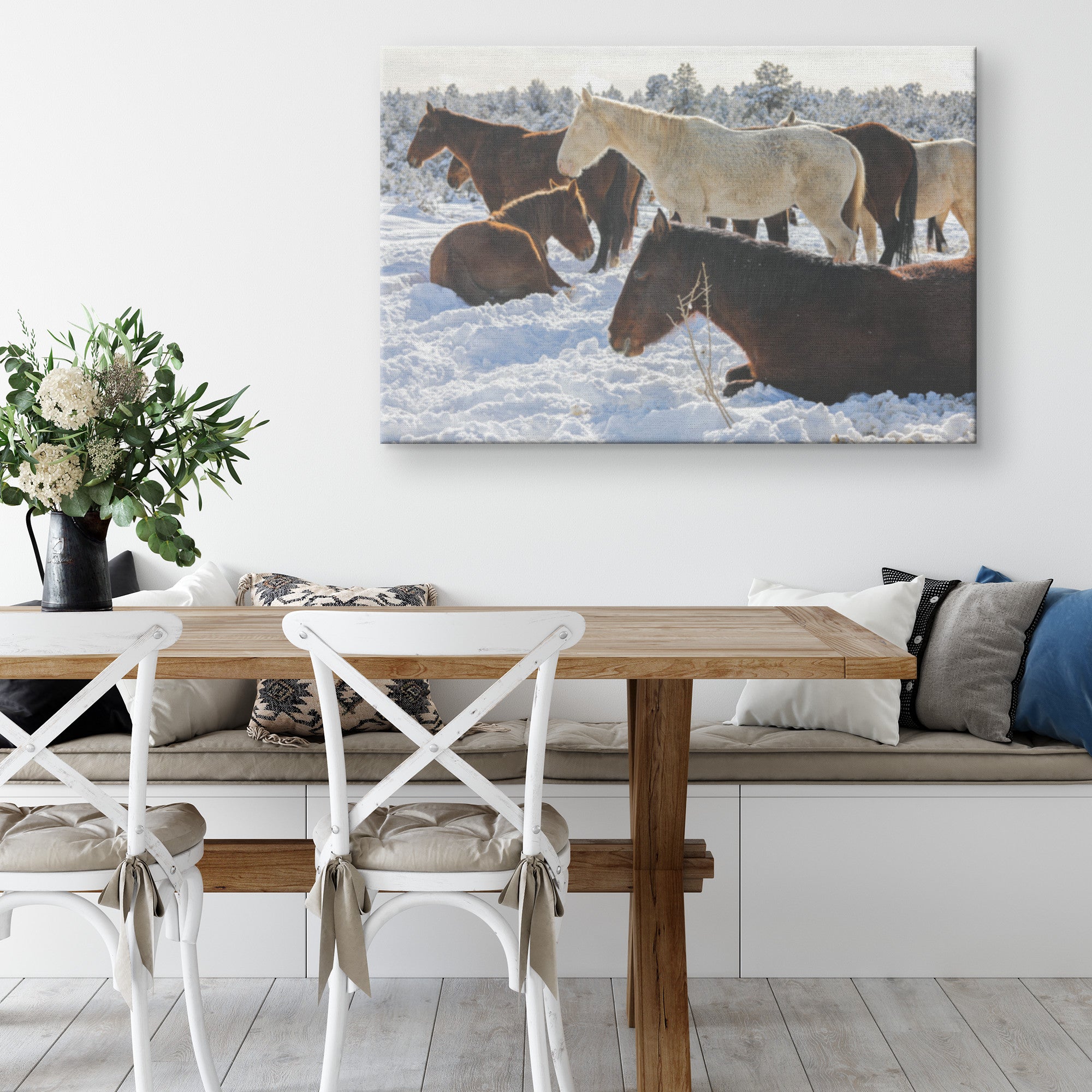 "Sleeping Beauties" Canvas Wall Hanging