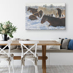 Load image into Gallery viewer, &quot;Sleeping Beauties&quot; Canvas Wall Hanging
