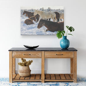 "Sleeping Beauties" Canvas Wall Hanging