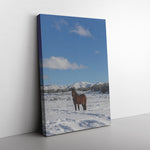Load image into Gallery viewer, &quot;Stillness of Winter&quot; Canvas Wall Hanging
